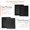 Adjustable DIY Easel Backs | Solid Black Cardboard Back | Fits Most Photo Frames | USA Designed and Made